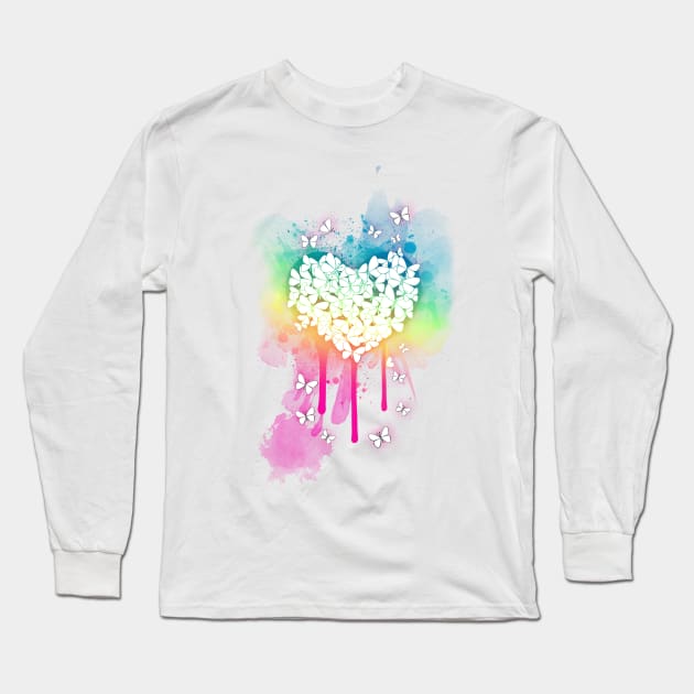 Butterflies Long Sleeve T-Shirt by emanuelacarratoni